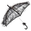 Wedding Lace Umbrella, Bridal Lace Umbrella, Graceful Office for Home(Black)