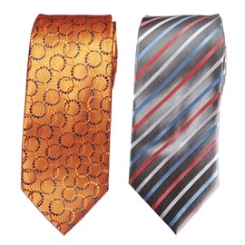 Towergem Men's Necktie Woven Jacquard XL Necktie, 63.0 inches (160 cm), PA2-30