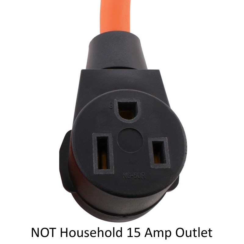 AC WORKS® 30 Amp NEMA 14-30P to NEMA 6-50R Flexible