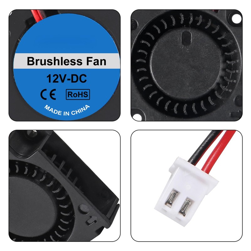 4PCS 30mm Blower Fan 3010 12V 3D Printer Cooling Fan
