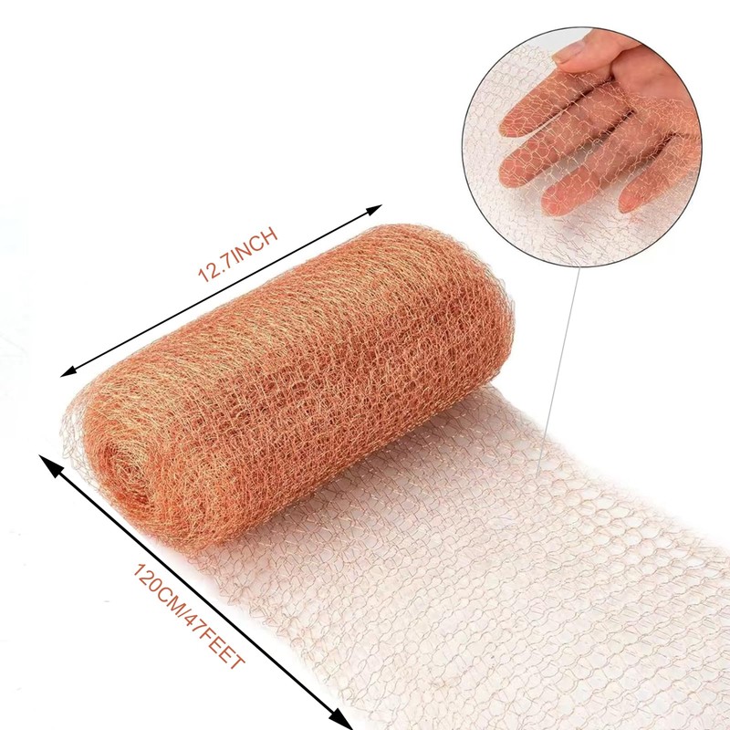 Copper Mesh Rodent Control Kit 100% Pure Copper Wool for
