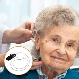 iplusmile Hearing Aids Clip and Anti- Lost Lanyard Keepers Hearing Aids Holder Straps for Adults Seniors Hearing Instruments