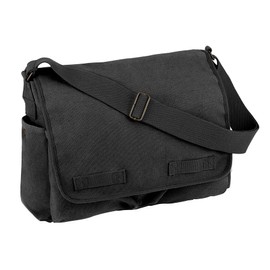 Rothco 21057 Classic Canvas Messenger Bag Color : Charcoal Grey