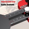 Adjustable Sliding Roller, Three-Wheel Sliding Guide Roller, Black Aluminium Alloy