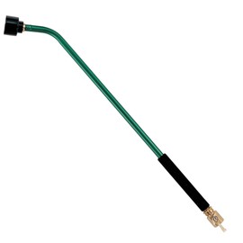Dramm ColorMark Soft Rain Watering Spray Wand – 30” Long, Green – Lightweight & Durable with 8" Foam Grip and Brass Shut-Off Valve – Ideal for Hanging Baskets, Planters, Gardens, Shrubs & Seedbeds