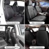 Car 2-Seat Cover Front Row PU Leather Cushion For Jeep