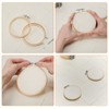 96 Pcs Christmas Embroidery Hoop Set Beige Linen Fabric