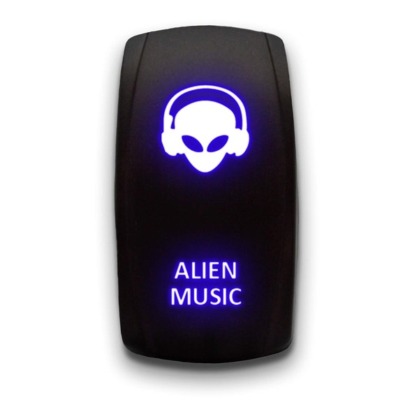 ALIEN MUSIC - Blue - STARK 5-PIN Laser Etched LED