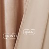 StangH 84 inches Beige Blush Velvet Curtains Farmhouse Decor for