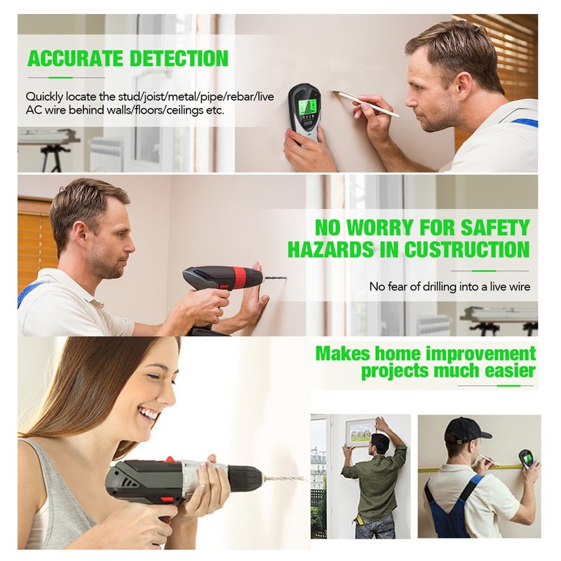 Wall Scanner 4 in 1 Function Automatic Calibration Sensor Technology