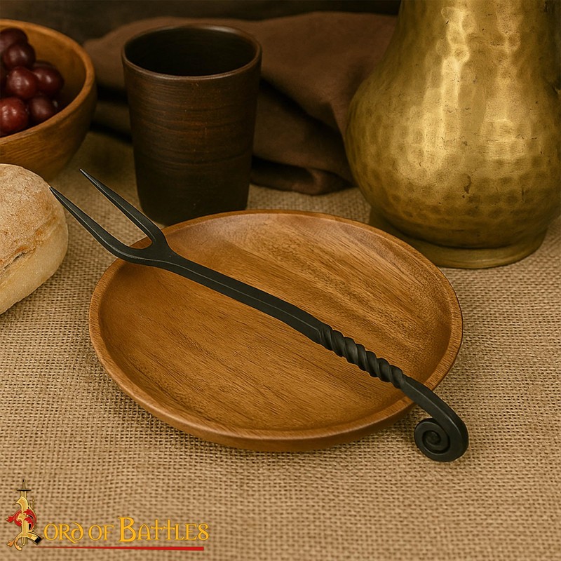 Lord Of Battles Medieval Iron Pot Fork - 10 Inch-Long