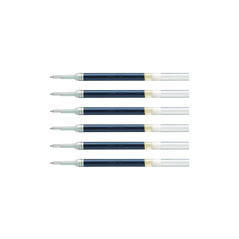 6 x Pentel Refills LR7 for EnerGel Liquid Pte 0.7