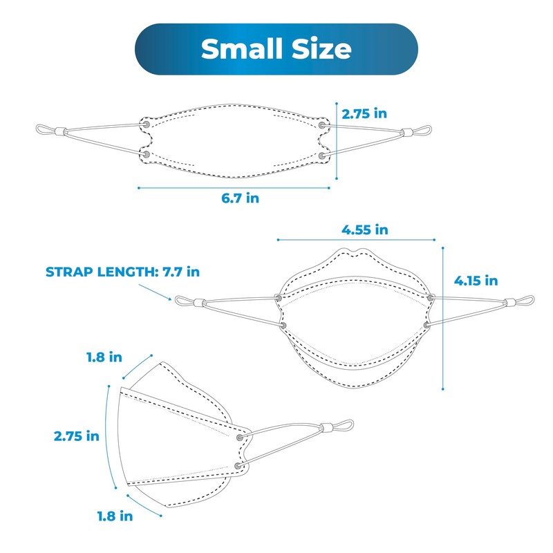 Well Before Premium 3D PRO KN95 Mask – Adjustable Ear