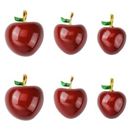 LiQunSweet - Encantos de aleación de latón esmaltado de animales mixtos para frutas, postres y plantas para manualidades, joyería, No es una piedra preciosa