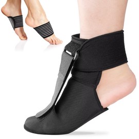 Plantar Fasciitis Relief Night Splint,Planters Facetious Brace Relief with Arch Support for Sleeping, Foot Drop ,Achilles Tendonitis ,Planters Facetious Relief Night Sling for Women & Men(Small）