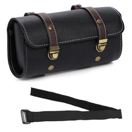 PIENSE Motorcycle Bag, Side Bag, Touring Bag, Tools, Accessory Storage, Bag, Black, Insert Lock)