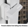 Sash Blocker Window Jammer Aluminum Alloy T Type Door Window