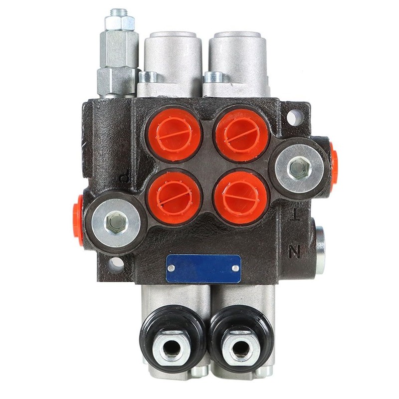 findmall 2 Spool 11GPM 3625PSI Hydraulic Directional Control Valve, SAE
