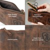 Berliner Bags Vintage Leather Pencil Case - Brown, erdfarben, Earth