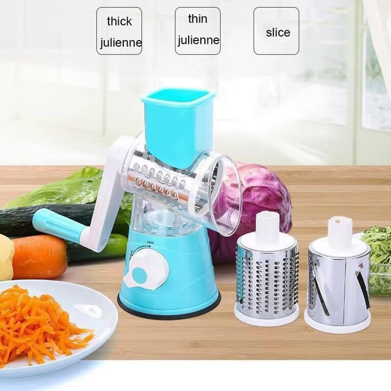 SIZAH Blue Cheese and Vegetable Grater with 3 Blades –