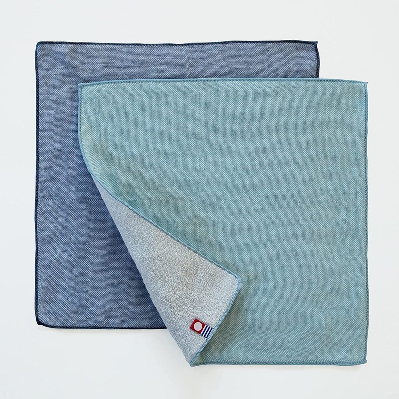 Imabari Towel Handkerchief, Imabari Iroha, Plain, 9.8 x 9.8 in.