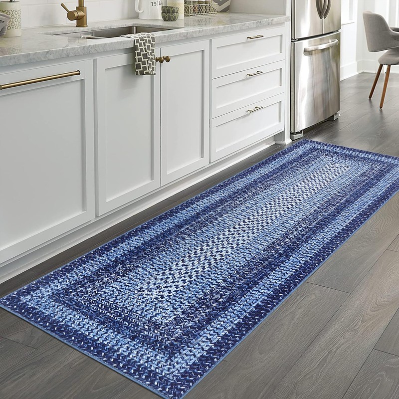RUGSREAL Runner Rug 2x8 Machine Washable Hallway Runner Rug Entryway