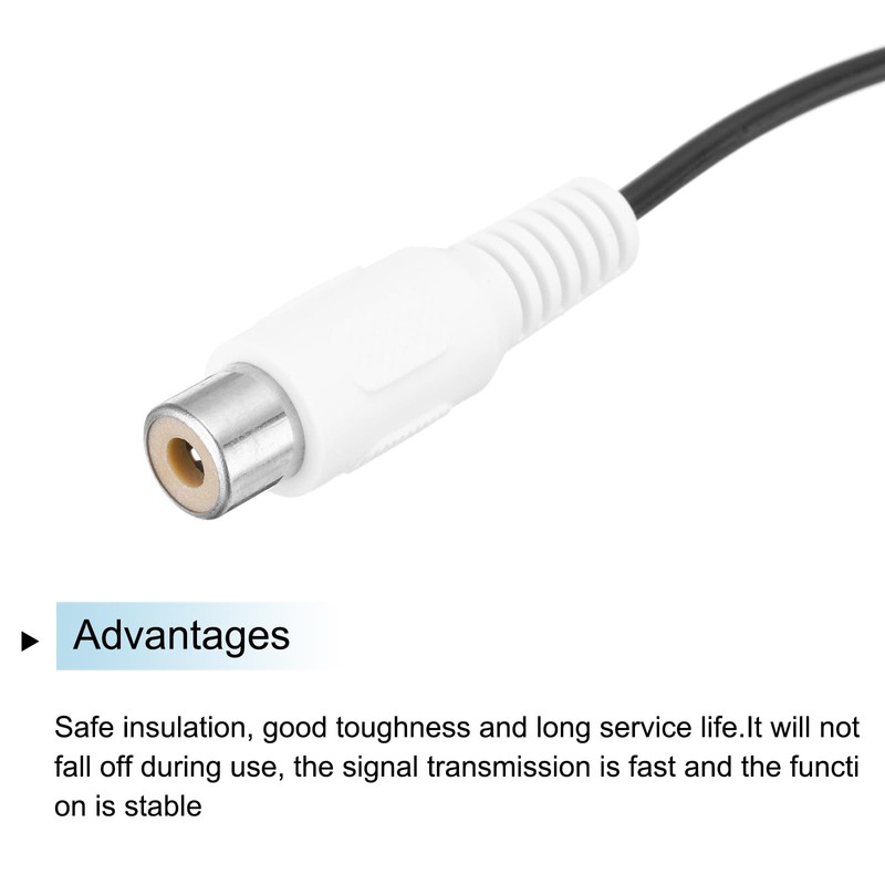 sourcing map Speaker RCA Female Plug Jack to Bare Wire