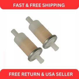 Caltric 2X Fuel Filter For Honda GL1500Se Gold Wing Se 1990-1991 1994-2000