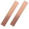 Pure Copper Anode 2 Pcs, 6 X 1 X 0.04