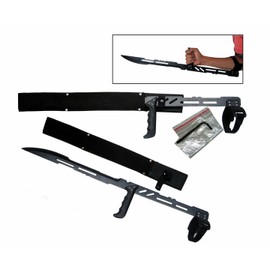 Snake Eye Tactical 27.5" Large Blood Rayne Ninja Forearm Vampire Zombie Machete Sword Blade Knife