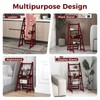 Giantex 3 Tier Folding Ladder Chair, Convertible 3 Step Stool