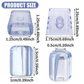 Romooa 30 Pieces Kitchen Sink Rack Feet Sink Grate Grid Rubber Bumpers Protectors for Kitchen Grid Accessories Replacement Parts(Clear)