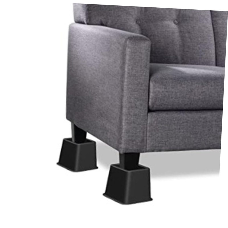 Ciieeo 4pcs Furniture Riser Blocks for Bed Frame Table Elevation