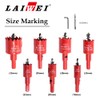 Bimetal Hole Saw Set, LAIWEI Electric Drill Tool, Hole Saw,