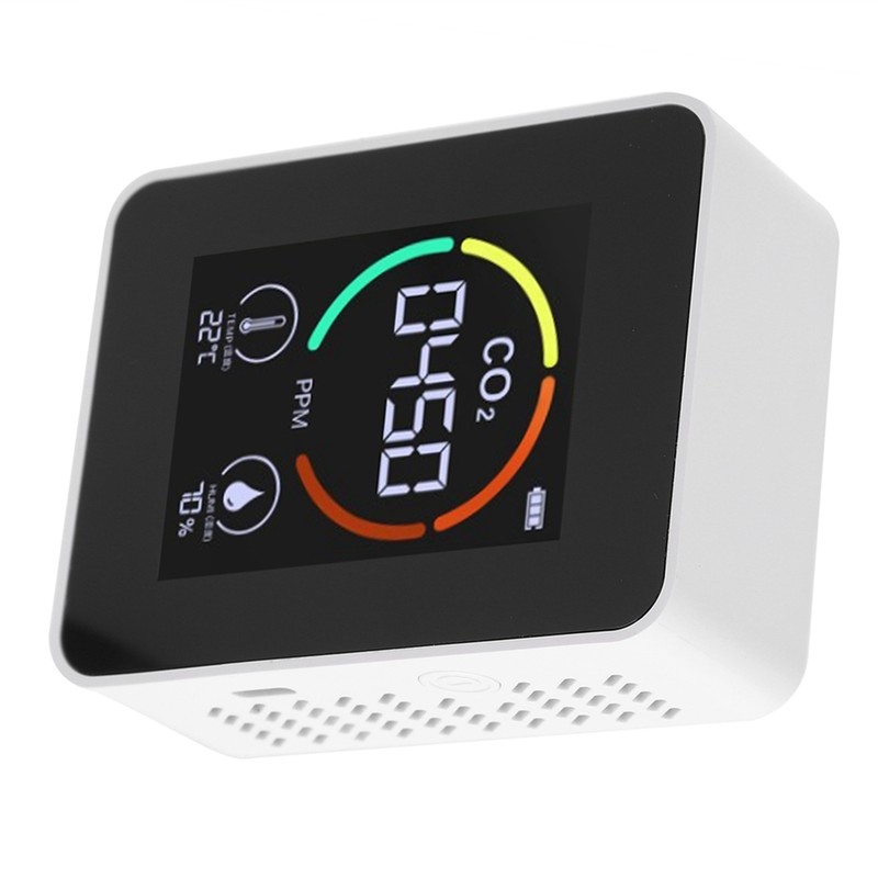 CO2 Detector Carbon Dioxide Gas Concentration Meter Temperature Humidity Measuring