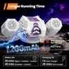 GoGonova Bubble Machine, 30000+ Bubbles/Min Rechargeable Kids Bubble Machine, Big