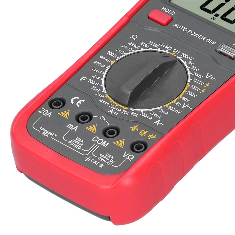 VS-890D Digital Multimeter AC DC Voltage Current Resistance Tester with