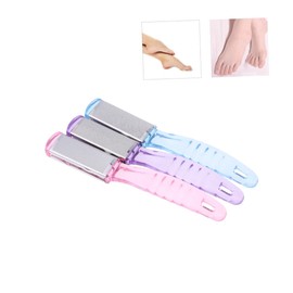 minkissy 1pc Double-sided Foot Callus Remover Exfoliating Scrub Tool for Men Women Random for Hard Skin and Dead Skin Removal