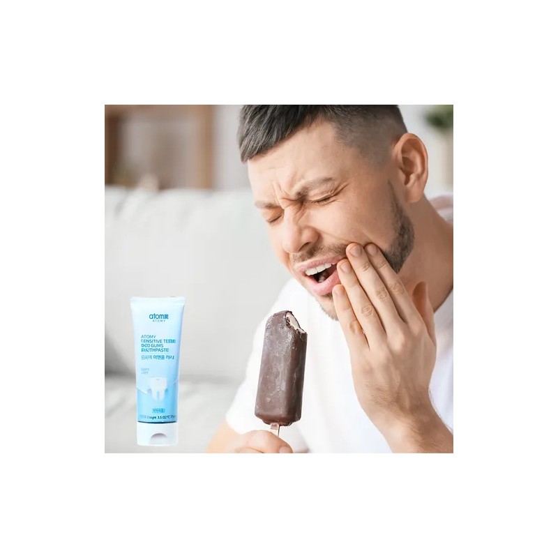 Pasta Dental Atomy Sensitive 100g Coreana Dientes Sensibles