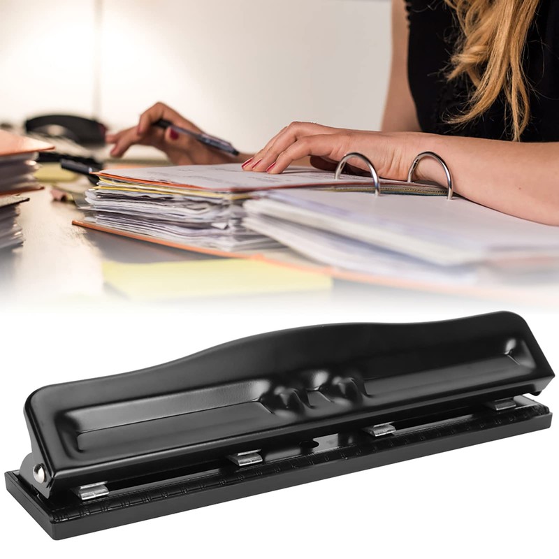 4 Hole Paper Punch Puncher, 999D Adjustable Hole Punch 10