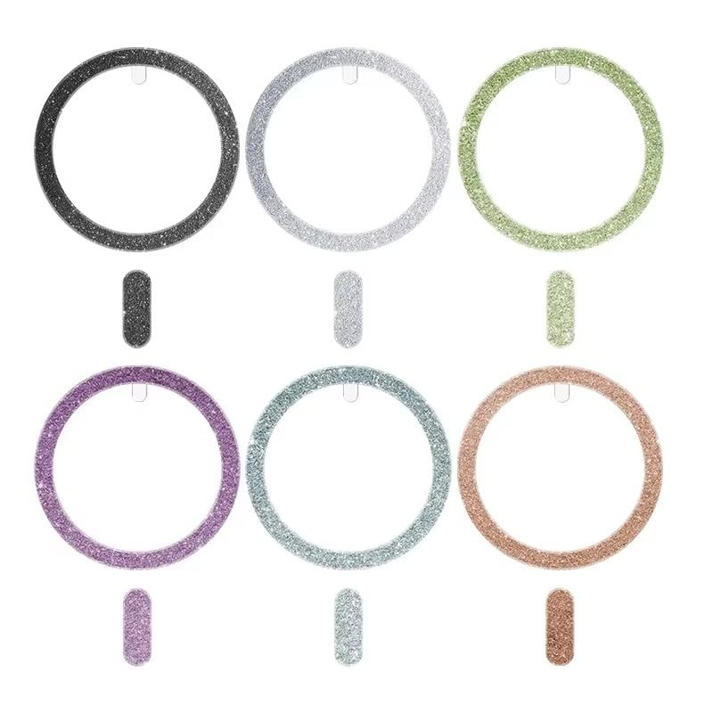 Sparkling Glitter Universal Ring Magnetic Ring Magnetic Wireless Charging Kit