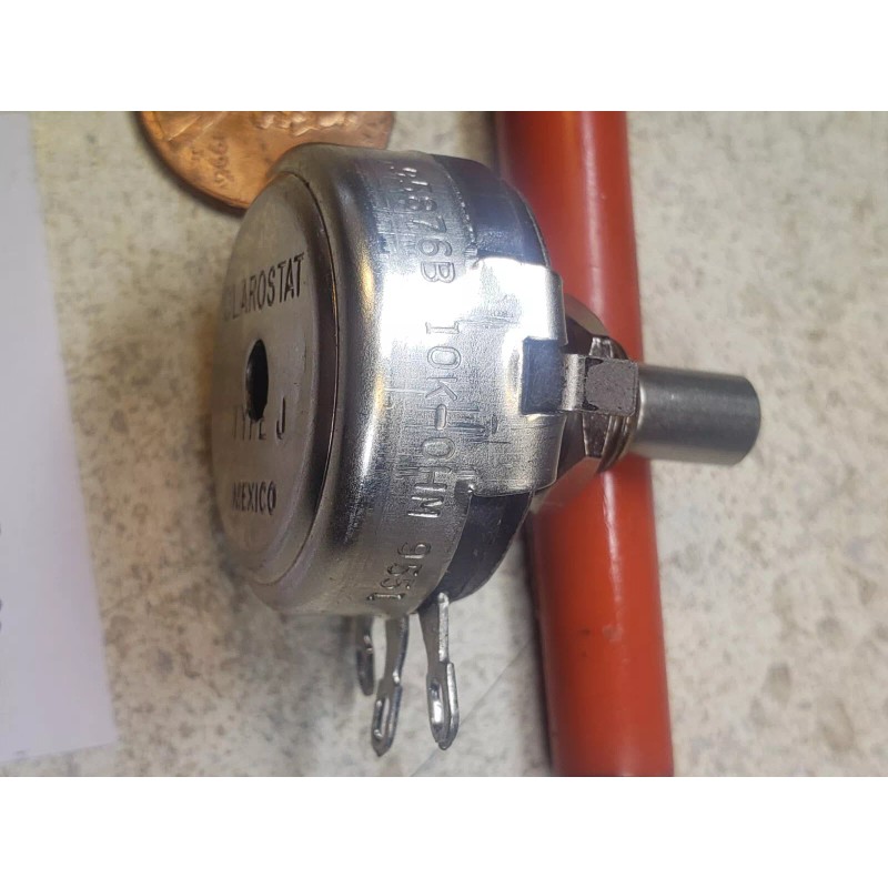 Clarostat New! Clarostat Type J 95876B 10K Linear Panel Potentiometer