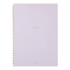 DESIGNPHIL Midori 15335006 Notebook, Ring Notebook, Color, Dot Square, Purple,