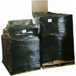 18" x 1500' 80 Ga 1 Roll Pallet Wrap Pre-Stretched Stretch Film Hand Shrink Wrap 1500FT Black