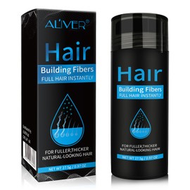 Hair Fibres for Hair Thickening, Scattered Hair for Hair Thickening, Hair Fibres for Hair Thickening, Hair Powder for Thin Hair, Covering Thinning Hair (Dark Brown)