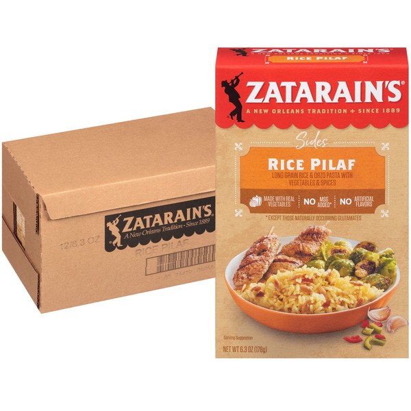 Zatarain's Rice Pilaf, 6.3 Ounce (Pack of 12)