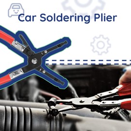 Soldering Pliers, Multifunctional Wire Soldering Pliers, Wire Clamp Tool, Metal Soldering Pliers, ID Tool for Repair of Automotive Maintenance