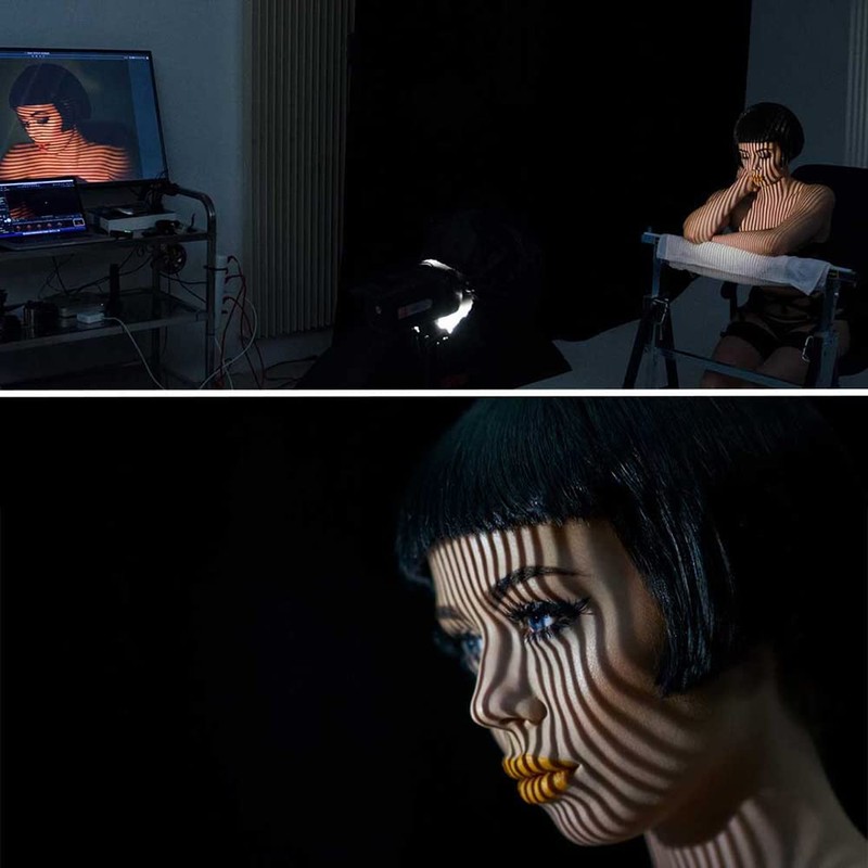 Light Blaster Strobe Based Projector