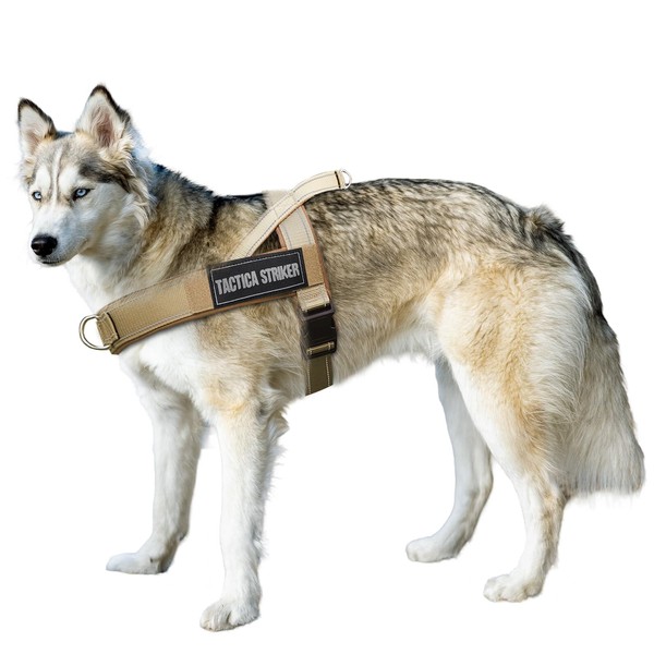 No Pull Dog Harness, Adjustable Reflective Escape Proof Dog Harness