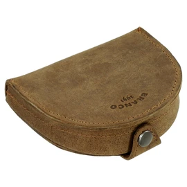 Leather Men's Schütter Coins Wallet Purse Pouring Wallet Purse Cut & Oil Tanned Leather cognac Size:Breite ca. 9 cm / Höhe ca. 8 cm / Tiefe ca. 2,5 cm